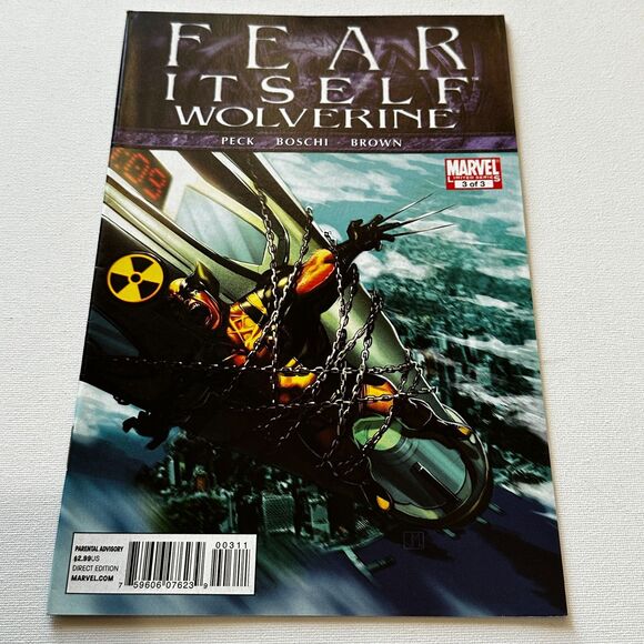 Fear Itself Wolverine #3 Marvel Comics 2011 Seth Peck Roland Boschi - Picture 2 of 4
